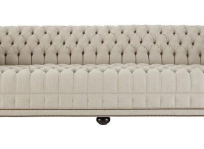 Cream Chesterfield Living room Four Seater Design Couches Sofa Furniture Fabric Sofas