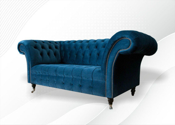 Chesterfield Sofa Seater Couch Modern Upholstery Seat Suite Textile