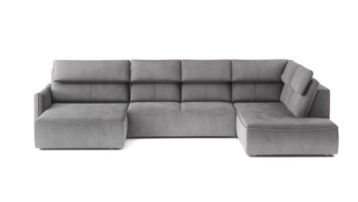 Luxury Design Corner Sofa Couch Upholstery Seat Leather Suite Living Landscape Furniture