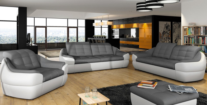 Sofa set Sofa Couch 3+2+1 Suite with Relax function Couch set Upholstery
