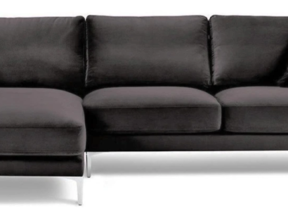 Sofas Italian Furniture Black Corner sofa Living room Design Couches Upholstery Sofa