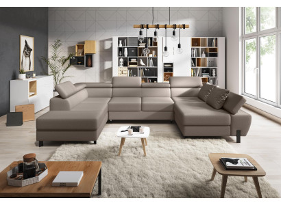 U-shape Corner sofa Upholstery Couch Textile Corner Living landscape Designer Couch Sofas new