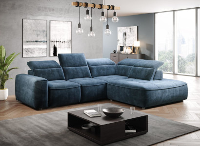 Corner sofa L-shape Textile Luxury Design Living landscape Upholstery Couch Couches Furniture