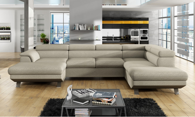 Corner sofa Sofa bed Upholstery Corner Couch Suite Bed function Leather Sofa