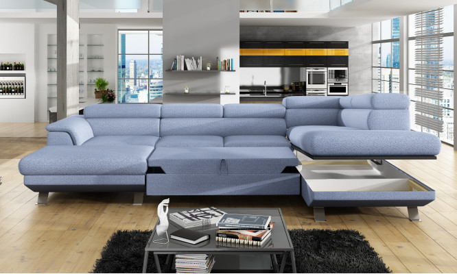 Corner sofa Sofa bed Upholstery Corner Couch Suite Bed function Leather Sofa