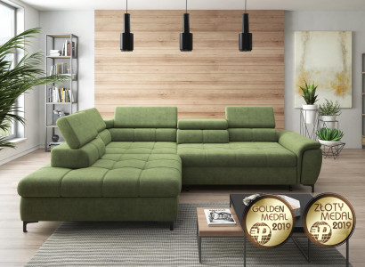 Corner sofa L-shape Sofa Couch Design Upholstery Sofa bed Textile Bed function Textile