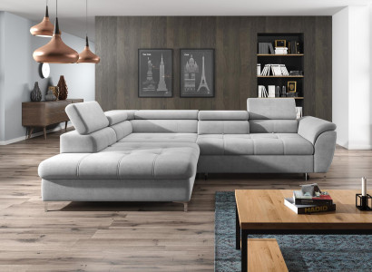 Corner sofa L-shape Sofa Design Upholstery Modern Textile bed base Multifunction Fabric