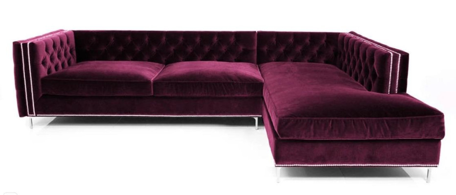 Corner sofa Blue Living landscape xxl Furniture Design Couch Corner suite Upholstery big Chesterfield
