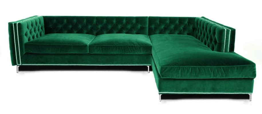 Corner sofa Blue Living landscape xxl Furniture Design Couch Corner suite Upholstery big Chesterfield