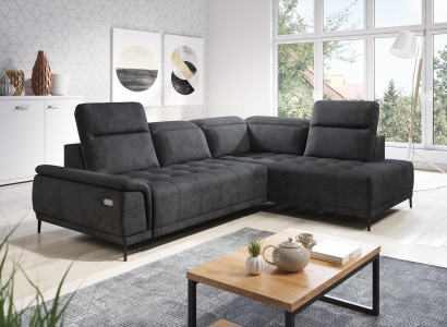 Automatic Corner sofa L-shape Couch Living landscape Suite Design Sofa Fabric
