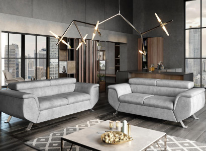 Elegant Armchair Upholstery 3+2 Seater Luxury Modern Sofa Furniture Group 2 Piece Set