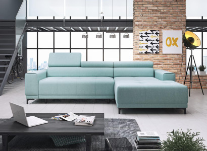 Designer Fabric L-shape Couch Living landscape Corner sofa Sofa Modern Design Sofa Fabric