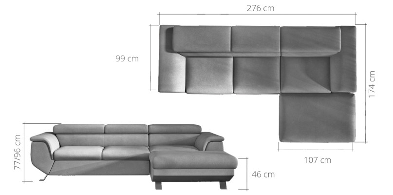 Corner L-shape Textile Sofa Design Leather Sofa Corner sofa Upholstery Corner Couch Seat Couches