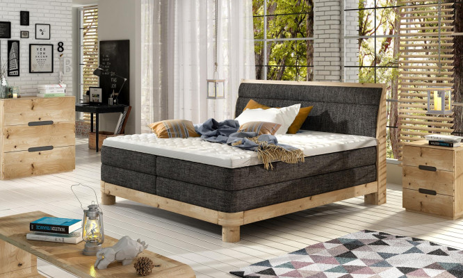 Modern Luxury Beds Upholstery Leather Textile Box Spring Bed Bedroom Bed new