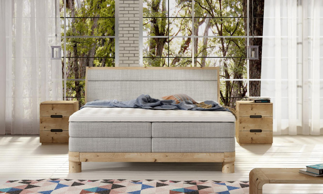 Modern Luxury Beds Upholstery Leather Textile Box Spring Bed Bedroom Bed new
