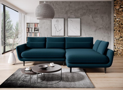 Corner sofa Sofa Couch Upholstery Living landscape Textile Corner Sofas Suite L-shape new