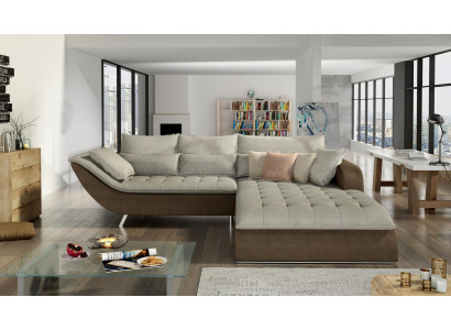 Sofa Living landscape Living room Corner sofa Couch Upholstery Suite Seat Design Sofas