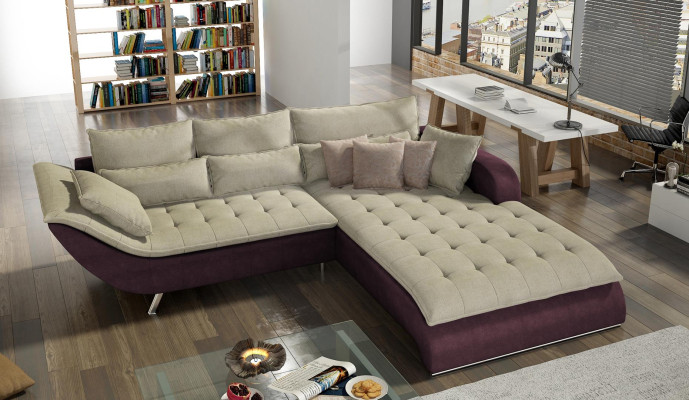 Sofa Living landscape Living room Corner sofa Couch Upholstery Suite Seat Design Sofas