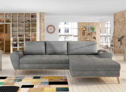 Bed function Living landscape Sofa bed Corner sofa Couch L-shape Sofa Designer