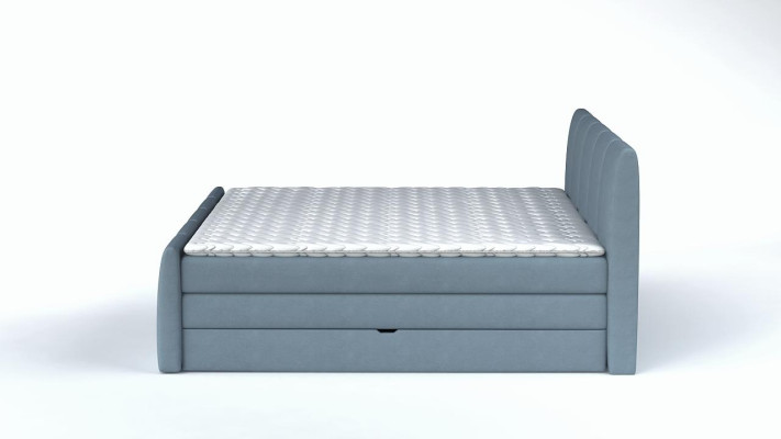 BOXSPRINGBETT DESIGN Bed TOPPER SPRING CORE Double bed Upholstered bed with bed base