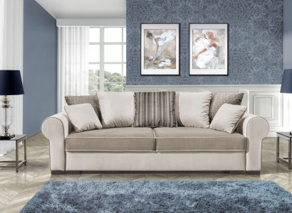 Sofa Sofa bed Designer 3 Seater Sofa with Bed function + bed base Couch new