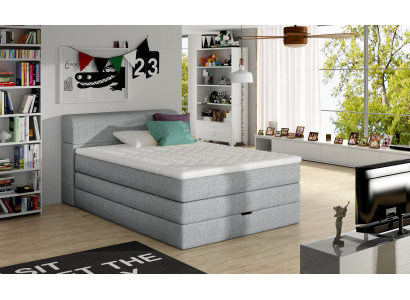 Luxury Design Bed Box Spring Upholstery Double Leather Beds Complete Set new