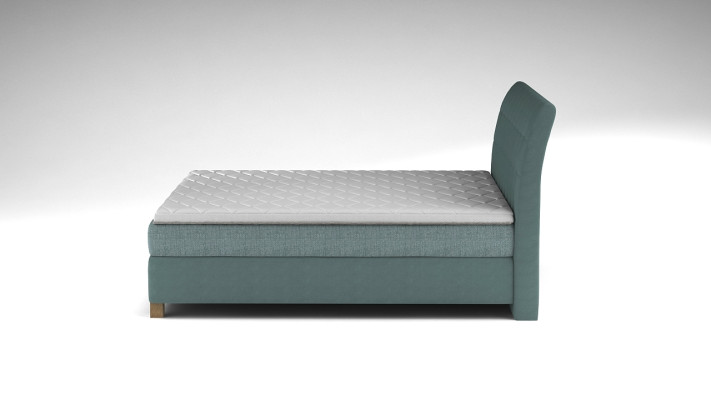 Design Beds 140x200cm Double Bed Furniture Furnishings Bedroom Box Spring Bed
