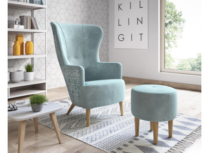 Armchair Club Lounge Designer Lehn Chair Upholstery Sofa Seater TV Living room