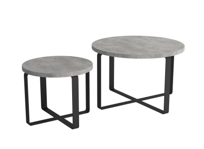 Modern Luxury Coffee table Double Round 2x Coffee table Furniture Design