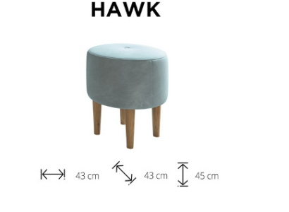 Pouf Living room Designer Stool Upholstery Stool Footstool Ottoman Stool