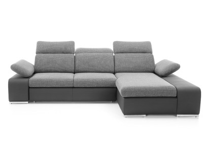 Design Corner sofa Couch Leather Multifunction Living landscape Textile Upholstery