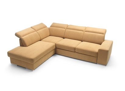 Corner sofa L-shape AVANT Corner sofa with sleeping function Couch Corner sofa Living landscape