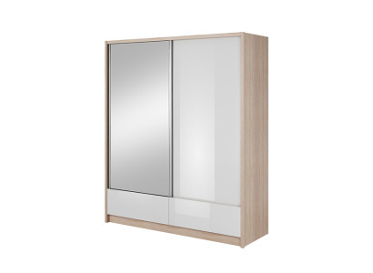 Coat rack storage 180cm Shelf Wardrobe Archive Sliding doors Sliding doors Office