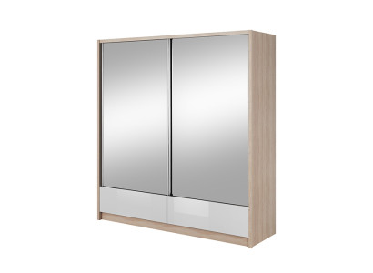 Coat rack storage 200cm Shelf Wardrobe Archive Decorative sliding doors