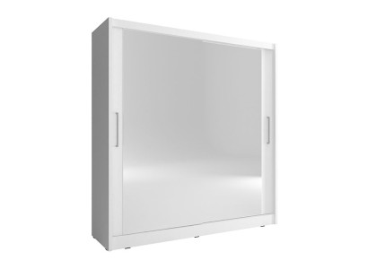 Mirror Wardrobe Bedroom Floating 200cm Clothes Cabinets Sliding Doors