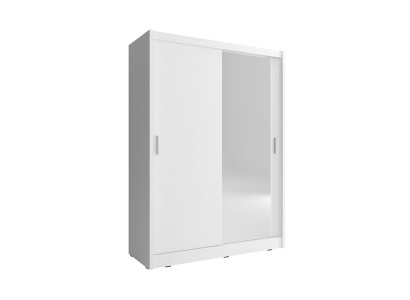 Multi-purpose Wardrobe 150cm Storage Shelves Wardrobe Coat rack