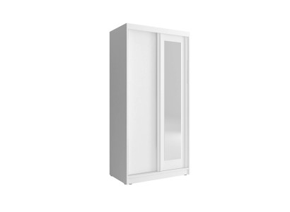 Design Clothes Wardrobe Sliding Cabinets Wood Floating Doors Wardrobe 100cm