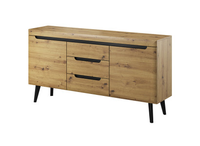 Modern Wood Chest of drawers Sideboard Decorative Chests of drawers Living room cupboard 160cm