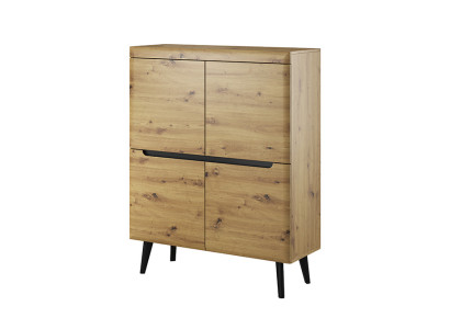 Modern Wood Chest of drawers Sideboard Chests of drawers Living room cupboard 107cm