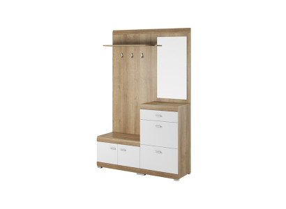 Coat rack wardrobe set hallway floorboard set storage wardrobe door new