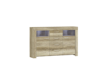 Chest of drawers SK155 Chests of drawers Sideboard Wardrobe 2 doors MDF Wood Wardrobe 4 drawers