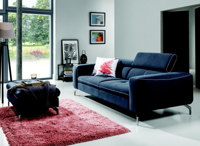 Chesterfield 3 Seater Designer Sofa Couch Upholstery Sofas Couches Textile Fabric new