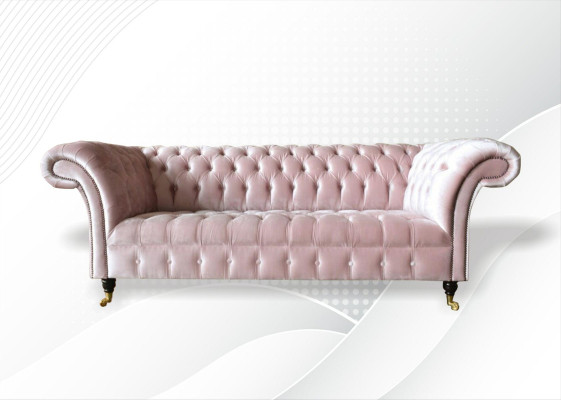Chesterfield 3 Seater Light Pink Creative Furniture new Living room Modern Design Sofa