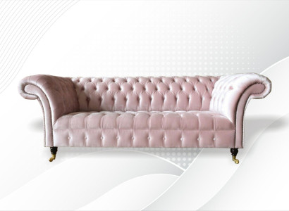 Chesterfield 3 Seater Light Pink Creative Furniture new Living room Modern Design Sofa