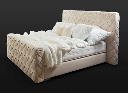 Luxury Bedroom Furniture Beds Modern Bed Frame 160x200 cm Design Headboard