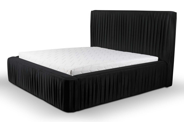 Bed Design Luxury Double Hotel Beds Sleep Room Luxury Black Modern