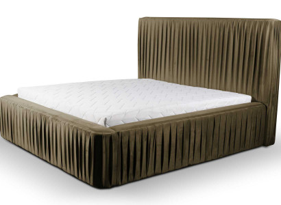 Fabric Design Bed Double Beds Luxury Marriage Modern Hotel Frame Sleep Room