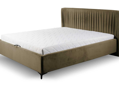 Modern Bed Design Beds Wood Textile Bedroom Bed frame