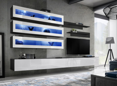 Luxury Living room Designer Furniture Sideboard Wall unit TV lowboard wall cabinet