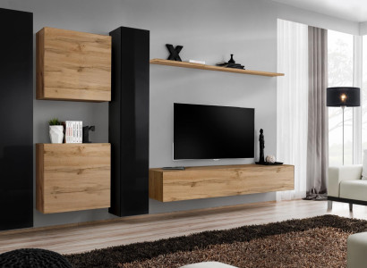 Designer Living room Furniture 4x Wall Cabinet Luxury Furnishings Hanging Wardrobe